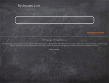 Tablet Screenshot of hydracare.com